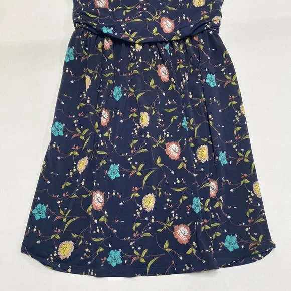 Kaileigh Blue Floral Sleeveless Dress - Picture 3 of 5